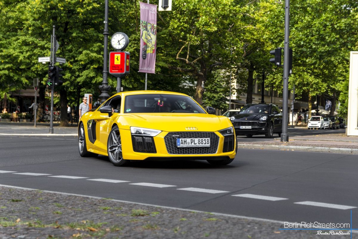 Audi R8 V10 Plus (2016) spotted in Berlin — BerlinRichStreets